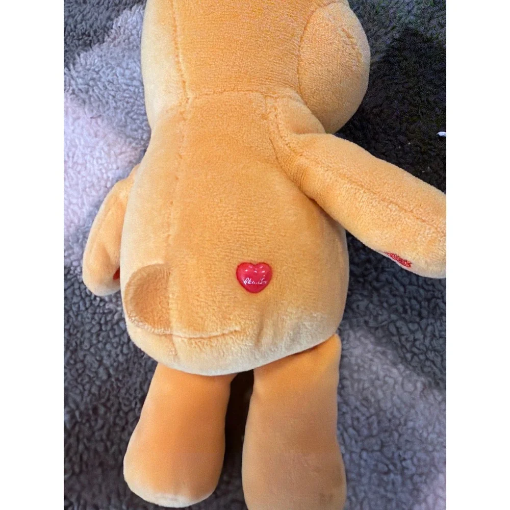 Care‎ Bears Laugh-a-Lot Bear Plush Orange Smiling Star Belly Badge 11 Inch Toy